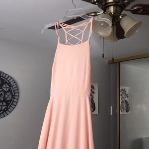 Lulu’s “Blush” maxi dress only worn once!